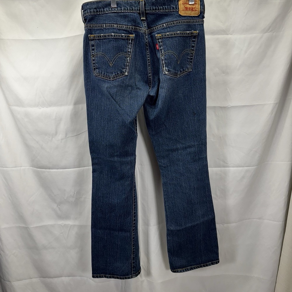 Levi's 515‎ Blue Medium Wash Mid-Rise Bootcut Denim Jeans Women's Size 8M - Picture 7 of 12